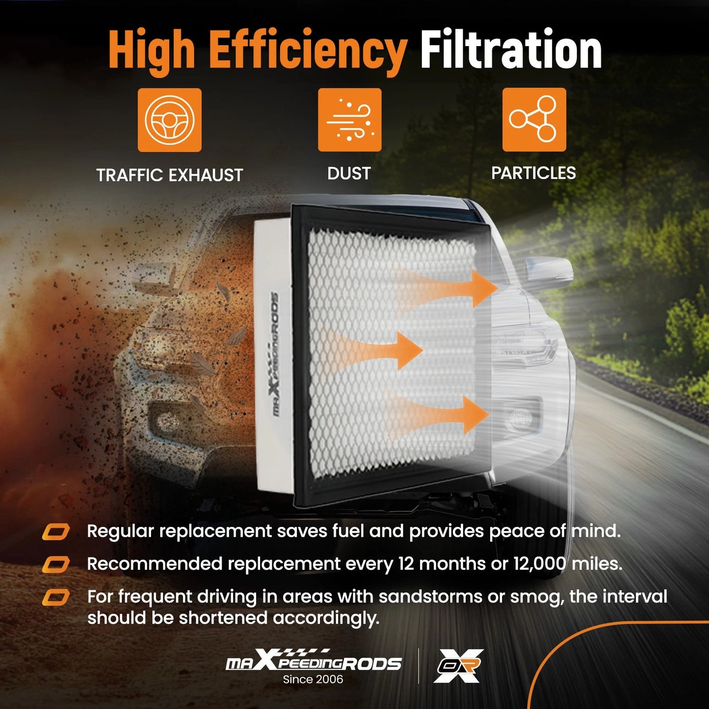 Engine Cabin Air Filter for Lexus RX350 (2010–2015) & NX200t (2015–2017) & NX300 (2018–2021)