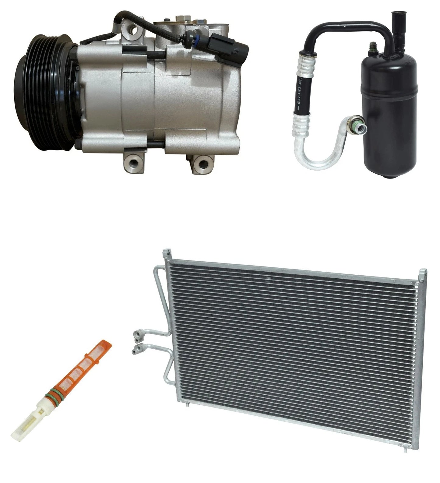 AC Compressor Kit With Condenser for Ford Escape 2.3L (2007–2012)