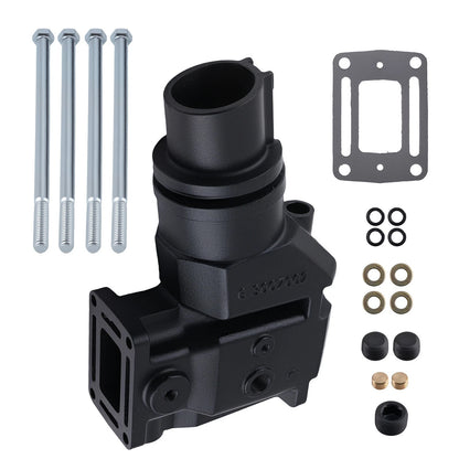 Cast Iron Exhaust Manifold Riser Elbow for Volvo Penta (913784) (V6–V8) (2000–2012)