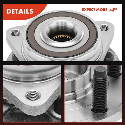 2X Front Wheel Hub & Bearing Assembly for Chevy Cruze (2011–2015)