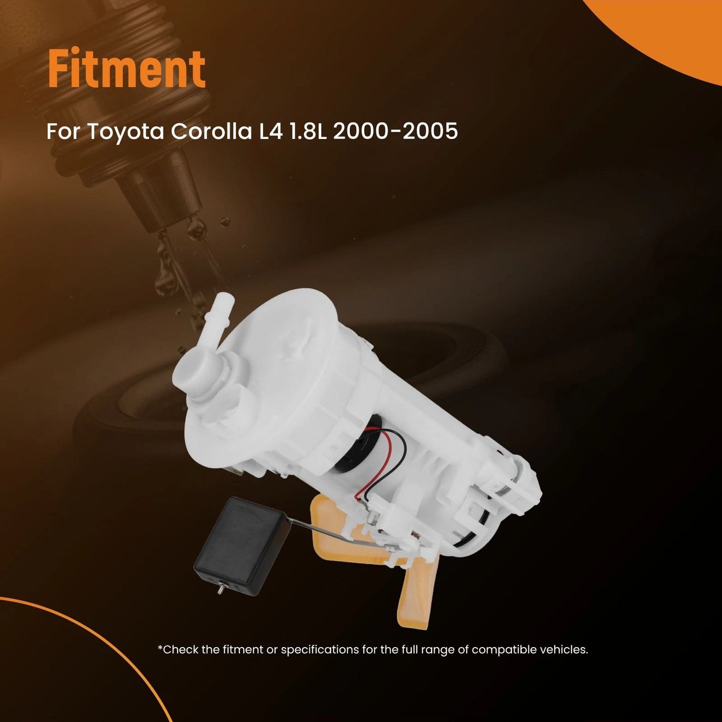 Fuel Pump Module Assembly for Toyota Corolla L4 1.8L (2000–2005)