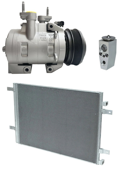 A C Compressor Kit With Condenser for Ford F-450 Super Duty (2018–2018)