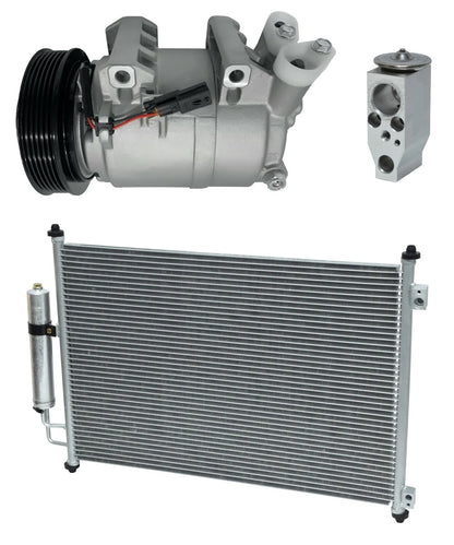 AC Compressor Kit With Condenser for Nissan Rogue 2.5L (2013–2013)