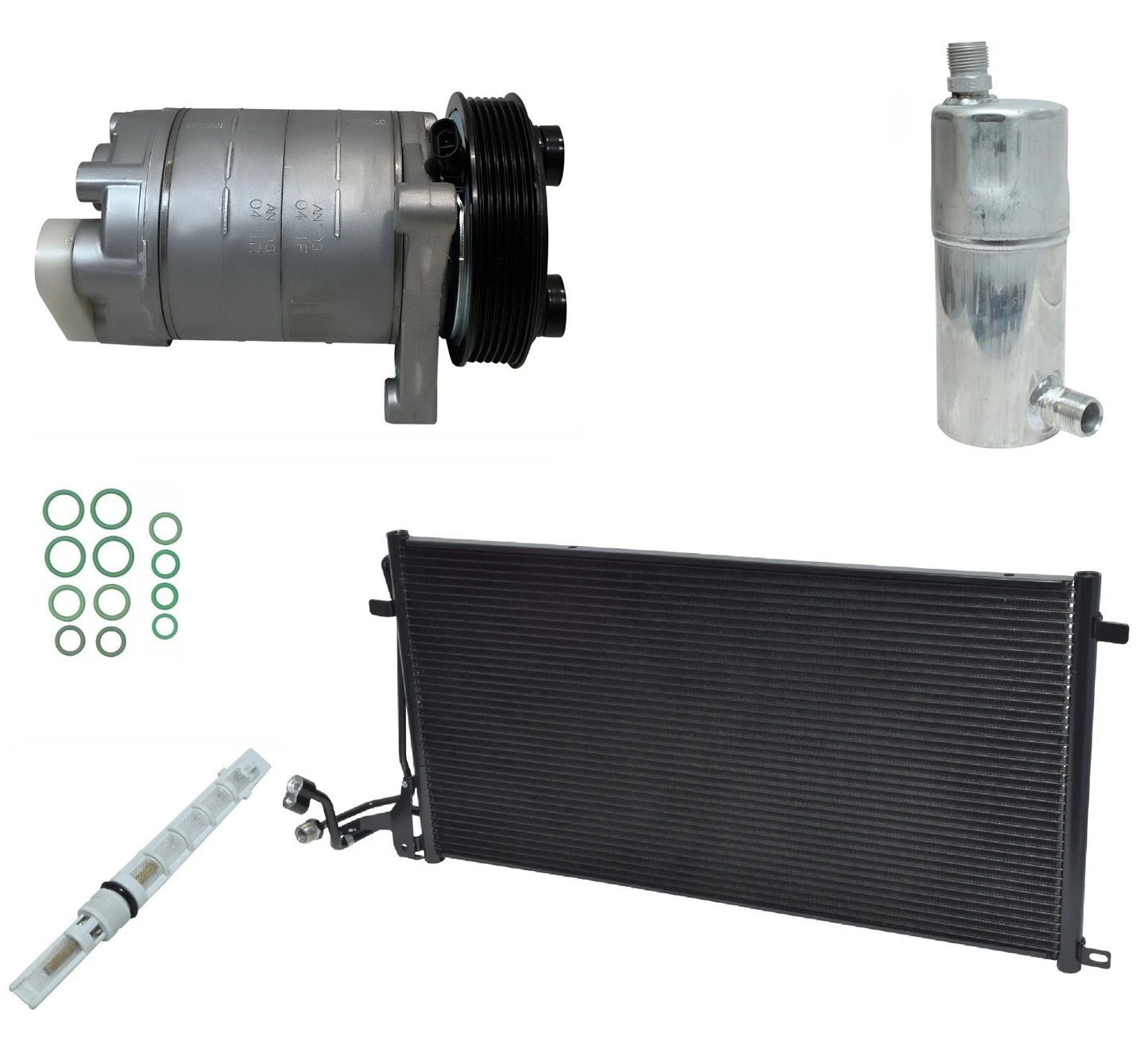 AC Compressor Kit With Condenser Replacement for Oldsmobile Aurora 4.0L (1995–1995)