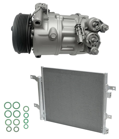 AC Compressor Kit With Condenser for Jaguar XF 3.0L 5.0L (2015–2020)