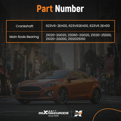 Crankshaft Main & Rod Bearing Kit for Hyundai Kia Soul 2019–2020 (2.0L)