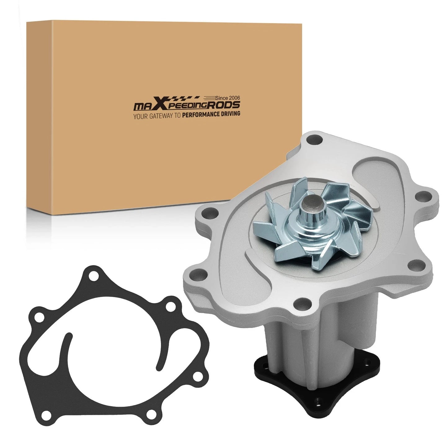 Engine Cooling Water Pump for Infiniti QX56 5.6L (2004–2013) WP-9378 Belt Drive