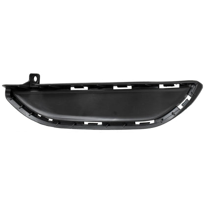 Replacement Black Gloss Polypropylene Front Driver Lower Bumper Cover Grille