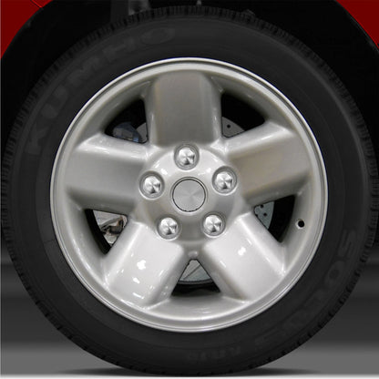 17x8 Factory Wheel (Sparkle Silver w/Window Ledge) For 2002-2003 Dodge Ram 1500