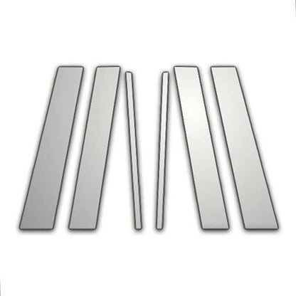 6Pc Chrome Pillar Post Covers for Cadillac Seville (1998–2004)