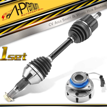CV Axle Shaft + Wheel Hub for Buick Regal, Chevy Impala 