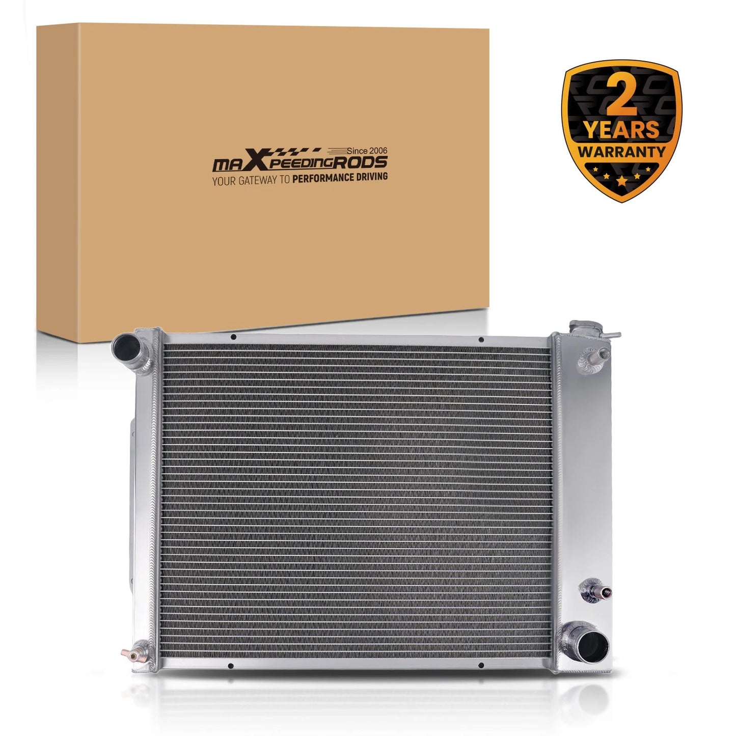 3 Row Radiator for Chevy Camaro Firebird T/A 5.7L V8 (1967–1969) CC337 AT Aluminum