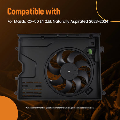 Electric Cooling Fan Assembly for Mazda CX-50 (2023–2024) 2.5L