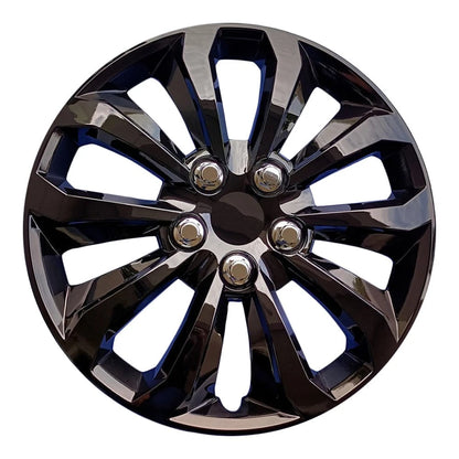 10 Spoke Gloss Black Wheel Covers Set of 4 for Universal 14 Inch (2000–2005)