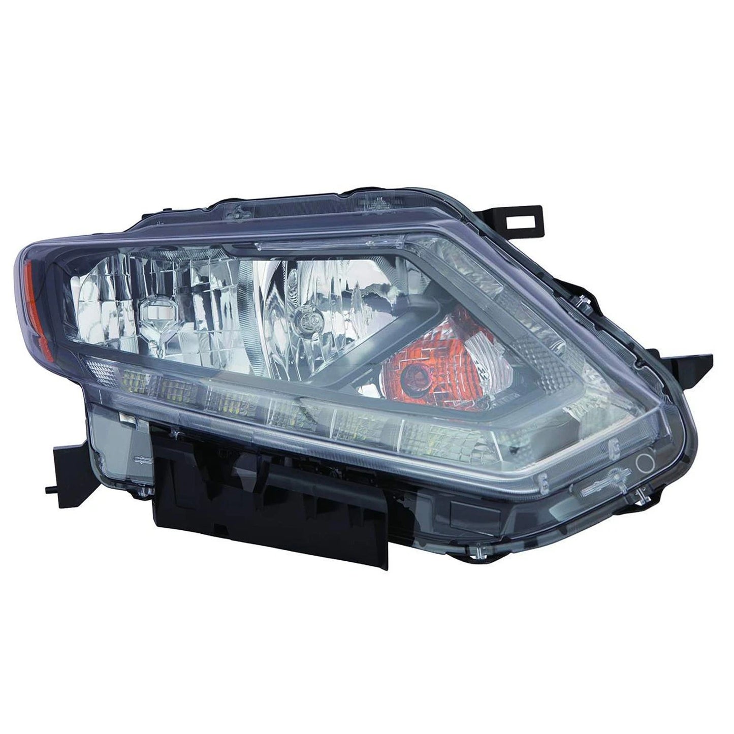 Halogen Head Light Assembly Passenger Side w LED DRL for Toyota (2013–2020)