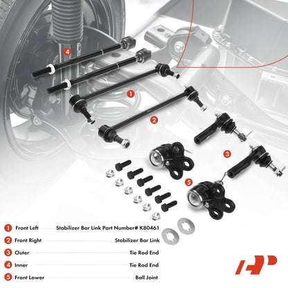 8x Front Sway Bar Links for Chevrolet Pontiac