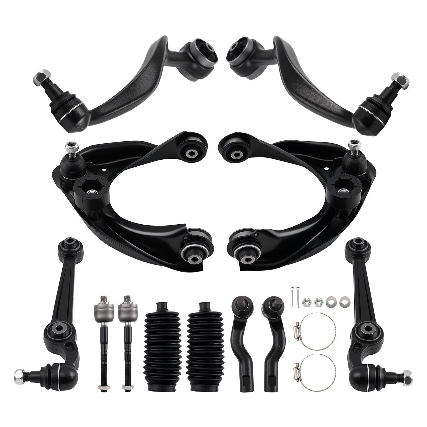 Front Lower Control Arms Ball Joints Sway Bars for Lincoln MKZ (2011–2012)