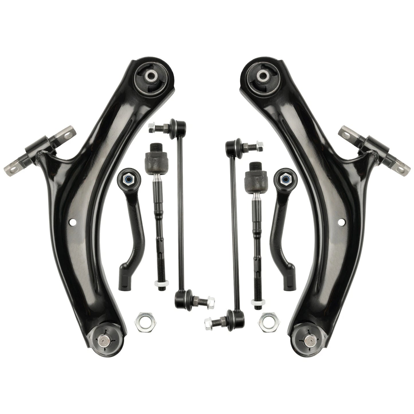 Front Control Arm, Tie Rod & Sway Bar Kit for Nissan Rogue (2008–2015)