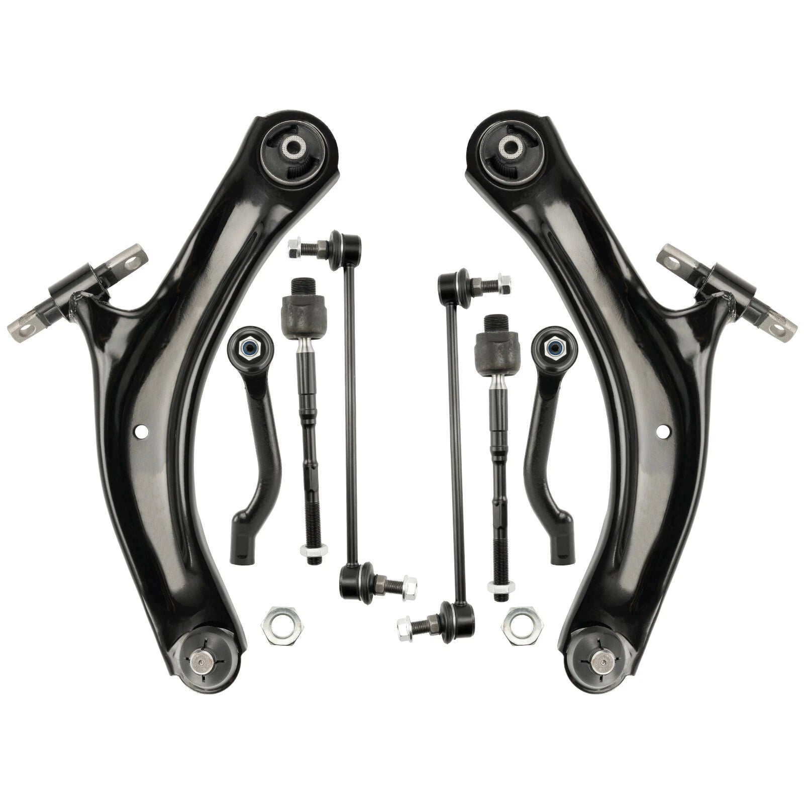 Front Control Arm, Tie Rod & Sway Bar Kit for Nissan Rogue (2008–2015)