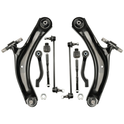 Front Control Arm, Tie Rod & Sway Bar Kit for Nissan Rogue (2008–2015)