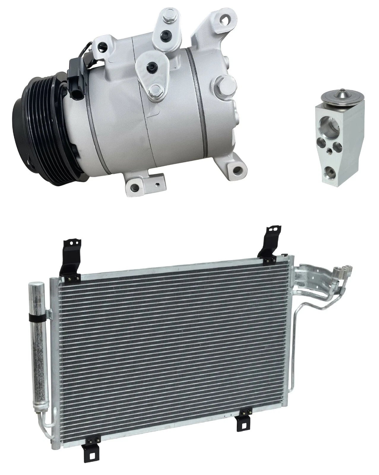 A/C Compressor Kit With Condenser for Mazda CX-5 2.5L (2013–2014)