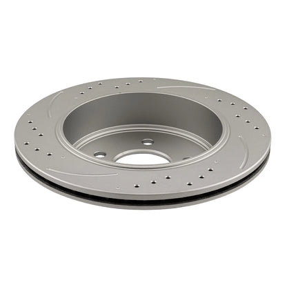 2x Rear Drilled Slotted Vented Rotors for Mercury Grand Marquis (2003–2011)