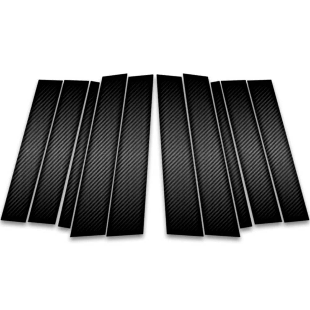 10pc Carbon Fiber Pillar Post Covers for 2007-2012 Mercedes-Benz GL Class
