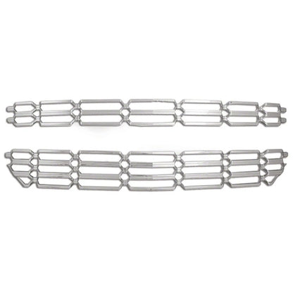 Premium FX 2pc Chrome ABS Grille Overlay for 16-19 Chevy Silverado 1500 WT/LS/LT