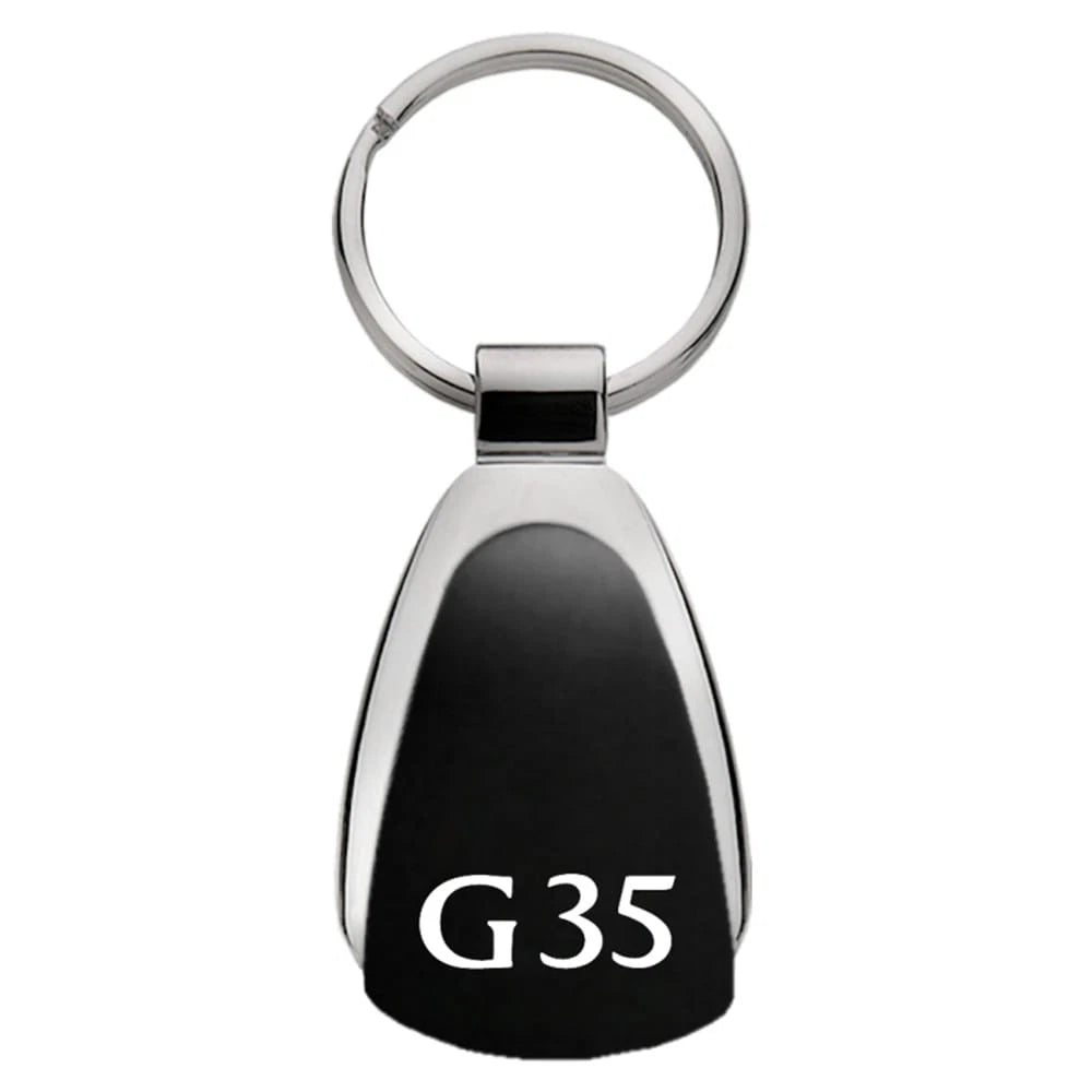 Black Teardrop Keychain - Officially Licensed for Infiniti G35
