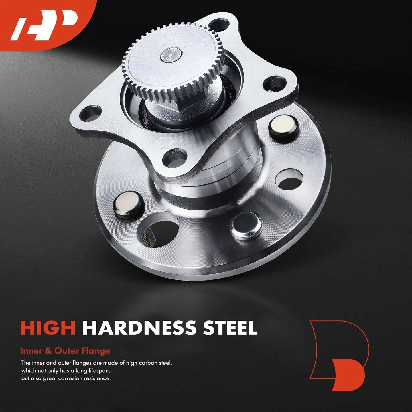 2X Rear Wheel Hub and Bearing Assembly for Toyota Corolla (1993–2002)