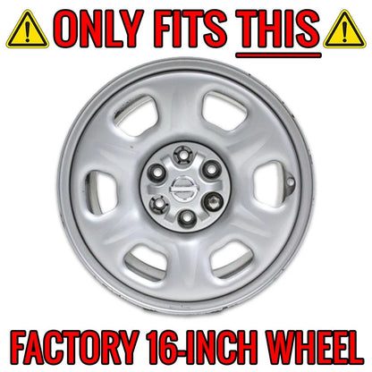 Chrome Wheel Skins Set for 2005–2012 Nissan Pathfinder (16 Inch)