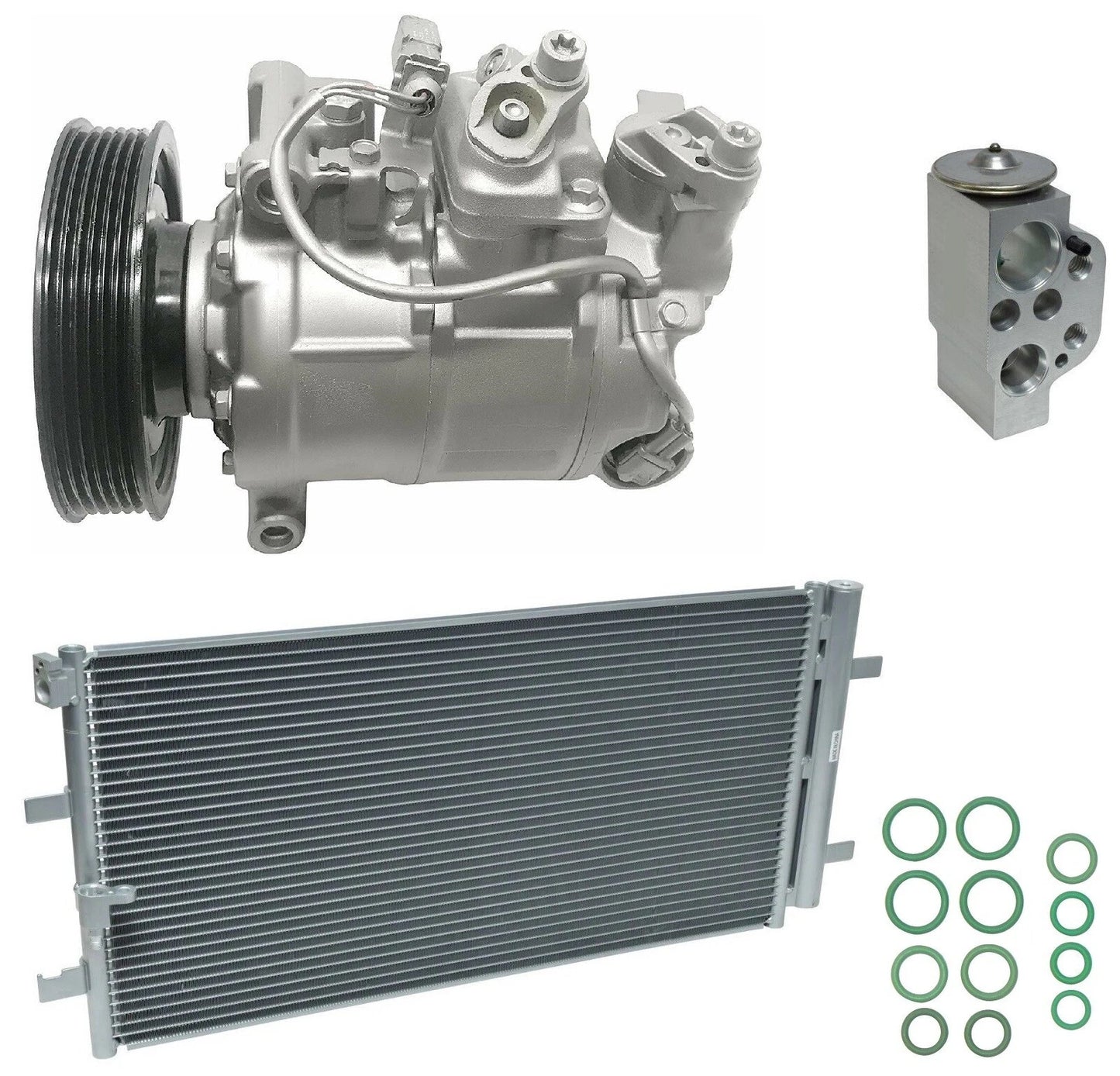AC Compressor Kit with Condenser for Audi SQ5 3.0L (2014–2016)