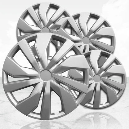 4pc Hubcaps Wheel Covers 15 Inch Replacement for Nissan Versa (2014–2019)