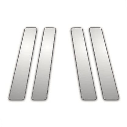 Chrome Pillar Post Covers 4Pc Replacement for Jaguar XJ (2011–2019)