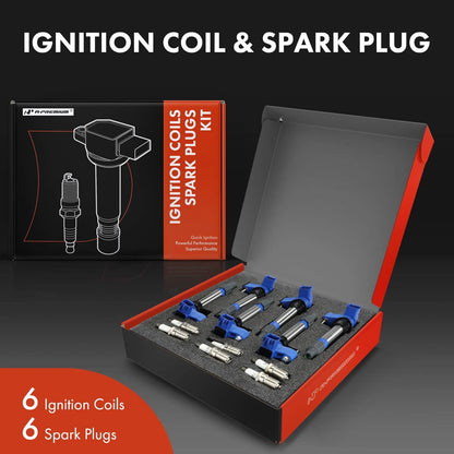 6X Ignition Coil & 6X Iridium Spark Plug for Chevy GMC Buick