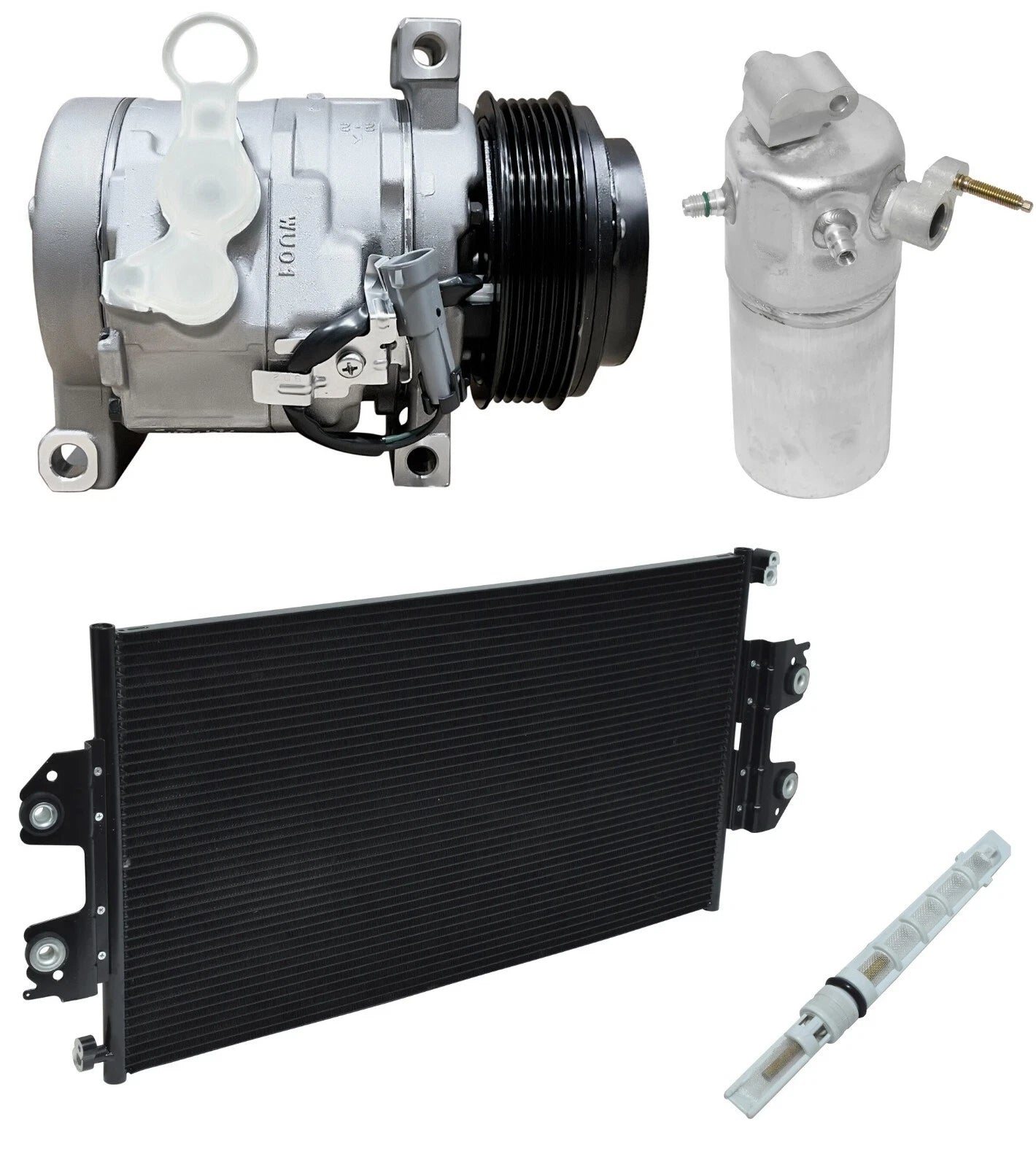 AC Compressor Kit w Condenser for GMC Savana 4500 6.6L (2013–2013)