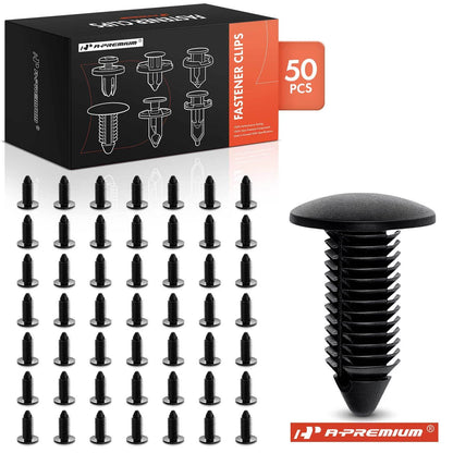50Pcs 11mm Nylon Bumper Fascia Retainer for Ford