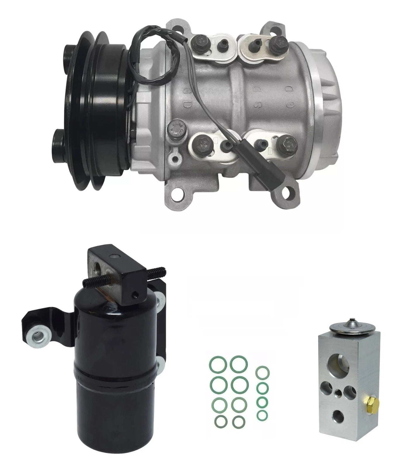 AC Compressor Kit Replacement for Dodge Shadow 2.2L 2.5L (1991–1992)
