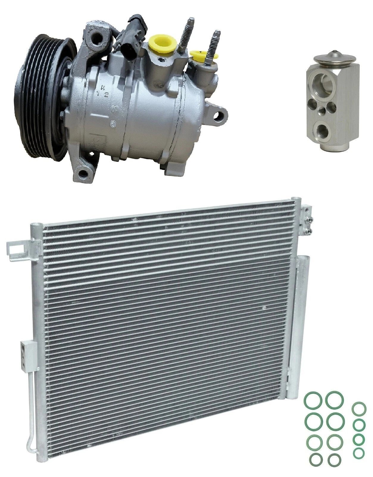 A/C Compressor Kit with Condenser for Jeep Grand Cherokee 2015–2016