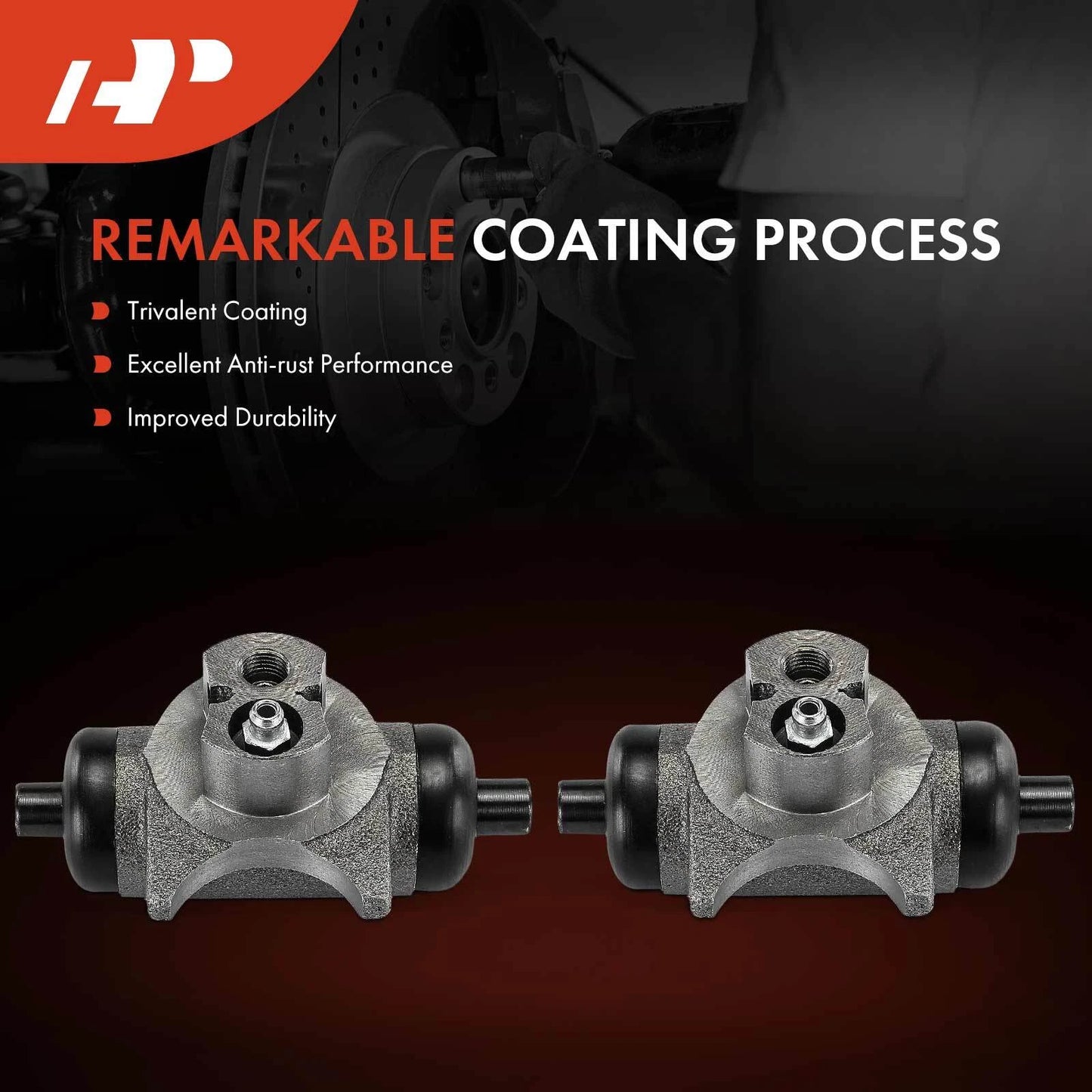 2Pcs Rear Brake Wheel Cylinder for Buick Chevy Camaro GMC Pontiac