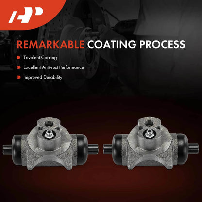 2Pcs Rear Brake Wheel Cylinder for Buick Chevy Camaro GMC Pontiac