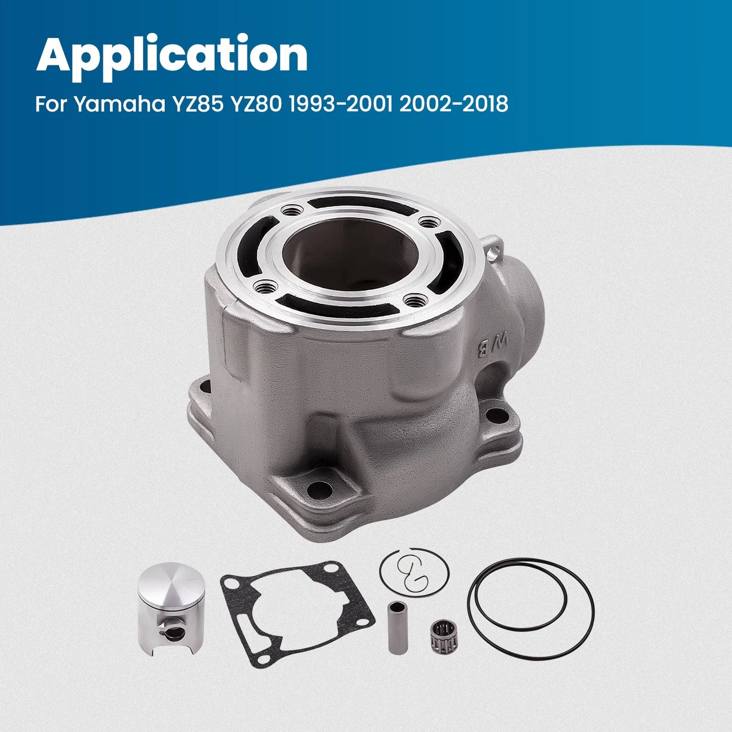 Cylinder Piston Rings for Yamaha YZ85 (2002–2018)
