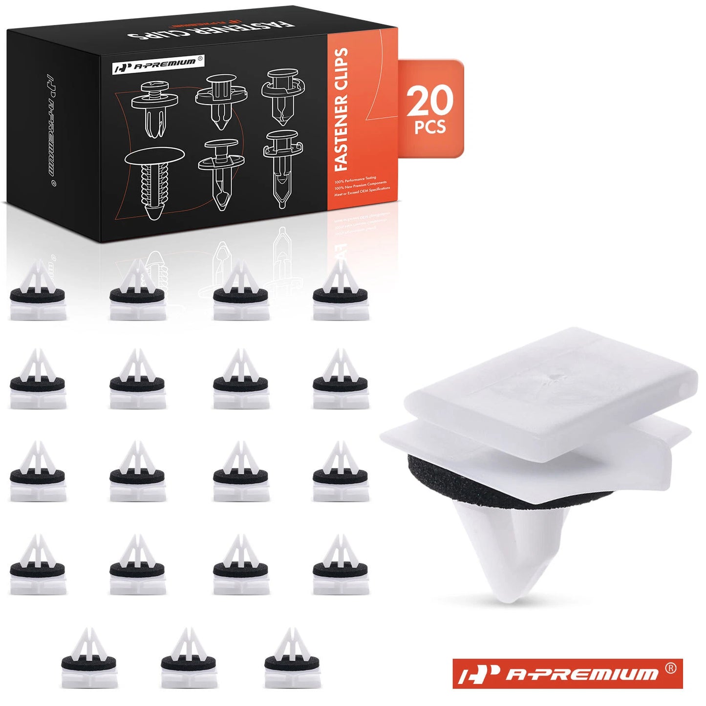 20Pcs Rocker Panel Moulding Retainer Clips for Chevy