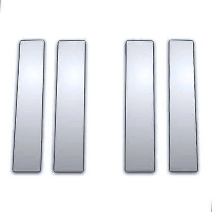 4Pc Chrome Pillar Posts Replacement for Chevy GMC Ext Crew Cab (2007–2013)