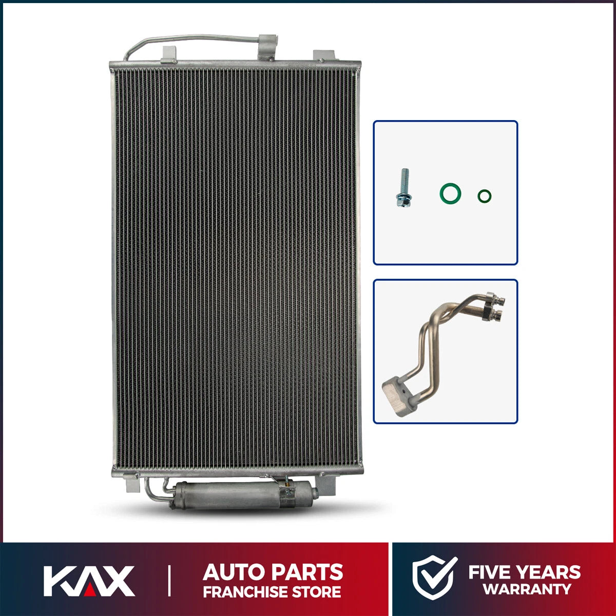 A/C Condenser w/ Receiver Drier for Nissan Altima & Maxima (2007–2019)