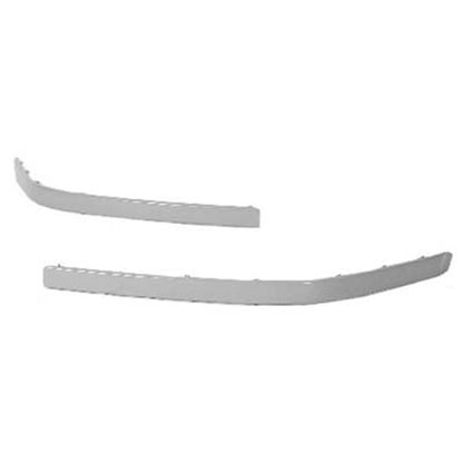 Replacement Black Primed Driver Front Outer Upper Bumper Impact Strip/Molding