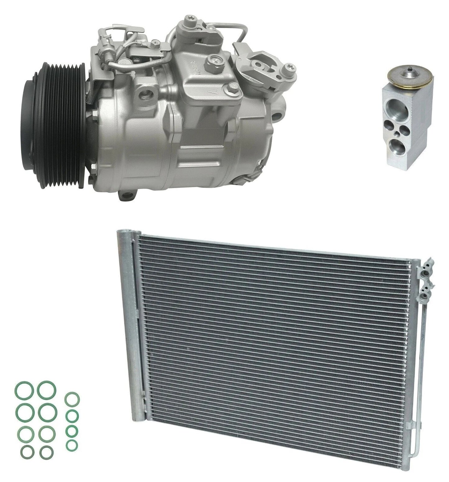 AC Compressor Kit with Condenser for BMW 740i 3.0L (2014–2014)