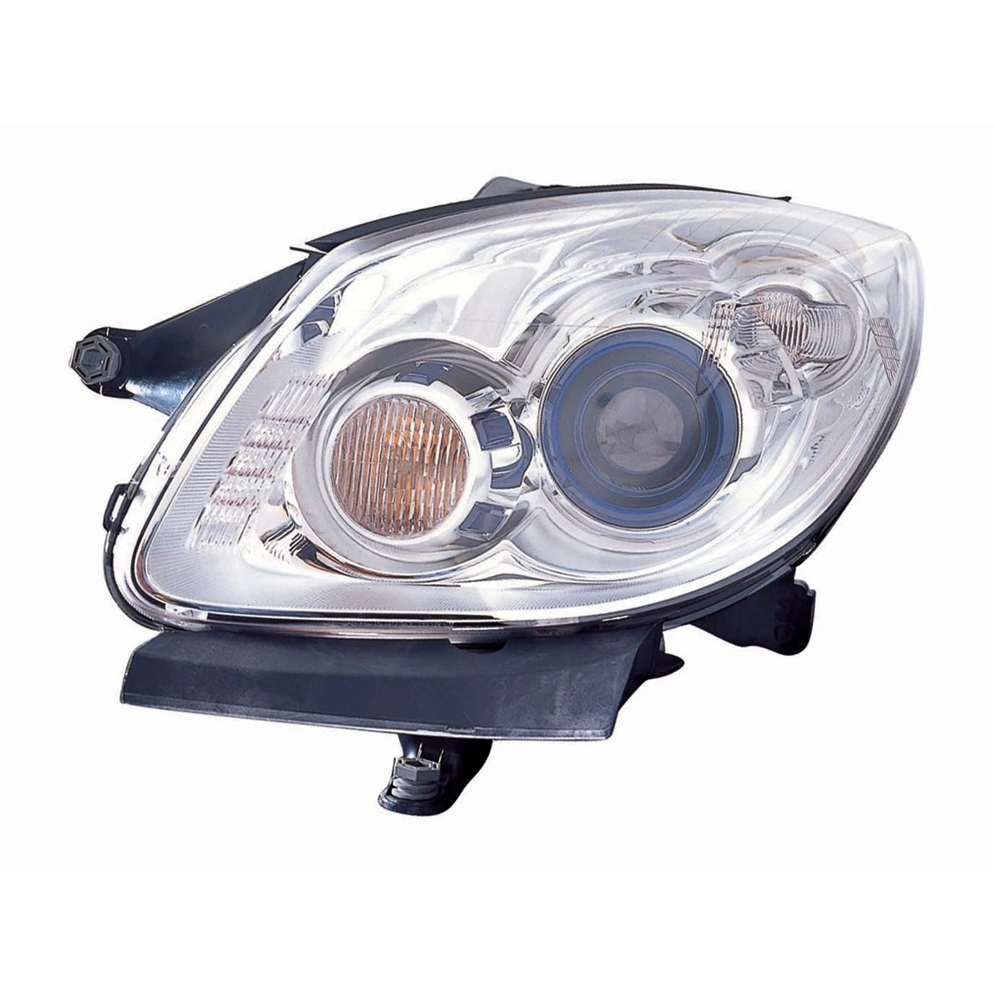 Driver Side HID Head Light Assembly w/o Auto Adjust w/Amber Park Lamp Bulb