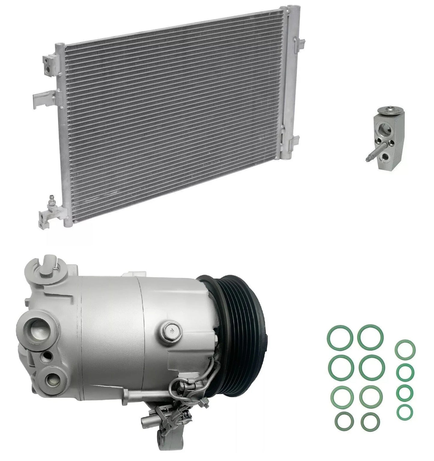 A C Compressor Kit With Condenser for Chevrolet Impala 3.6L (2018–2018)