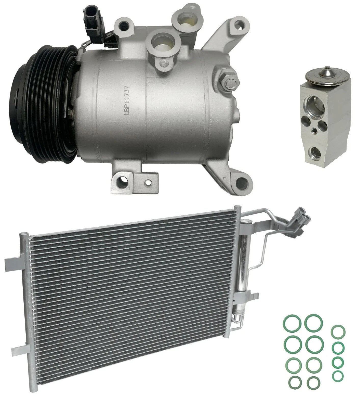 A C Compressor Kit With Condenser for Mazda 3 2.0L (2013–2018)